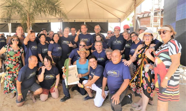 Pioneiros de Palmas realizam confraternização na Ilha Canela - 2018